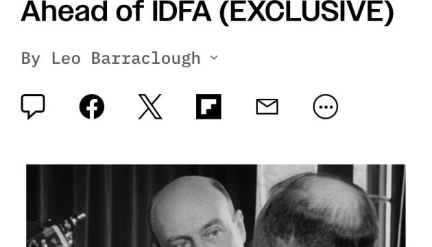 De Propagandist van Luuk Bouwman zal internationaal vertegenwoordigd worden door Film Harbour