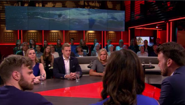 Alle topzwemmers bij DWDD